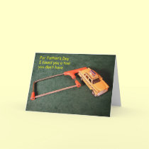Hacksaw Father's Day cards