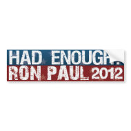 Had Enough bumpersticker