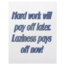 Had work will pay off later letterhead