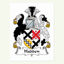 Hadden Family Crest Postcard