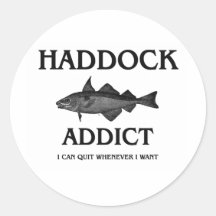 Haddock Addict Stickers