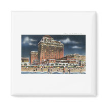Haddon Hall, Atlantic City, NJ Refrigerator Magnet