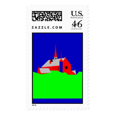 Haderslev Cathedral Postage Stamps by lonvig