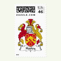 Hadley Family Crest Stamps