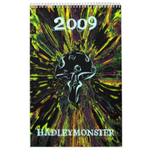 HADLEYMONSTER 2009 MUSHROOMS WALL CALENDARS