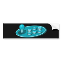 Hadouken Gamer Fightstick Bumper Stickers