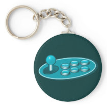 Hadouken Gamer Fightstick Key Chains
