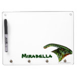 Hadrosaur Dry Erase 4 Key Holder Dry Erase Whiteboard