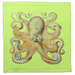 Haeckel Octopus Cloth Napkin