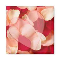 haert and rose petals plain magnets by partypassion haert and rose petals plain magnets