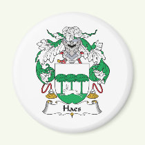 Haes Family Crest Magnet
