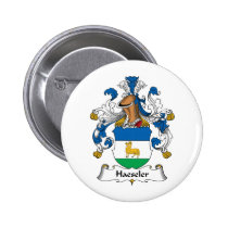 Haeseler Family Crest Button