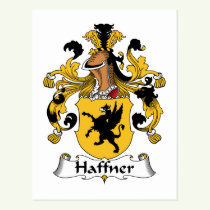 Haffner Family Crest Postcard