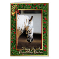 Haflinger Horse Blank Christmas Card