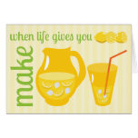 Haga la limonada tarjetas