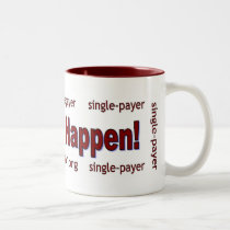 ¡Haga que sucede! tazas