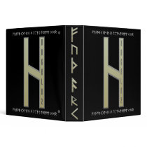 Hagalaz Rune gold binders