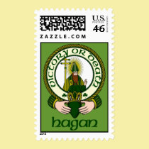 Hagan Clan Motto Postage Stamps stamps