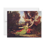Hagar And Ishmael In The Desert By Colombel Nicola Announcement