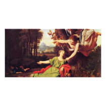 Hagar e Ishmael en el desierto de Colombel Nicola tarjetas con fotografías by Artcollection Hagar e Ishmael en el desierto de Colombel Nicola tarjetas con fotografías