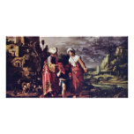 Hagar'S Farewell By Lastman Pieter Pietersz. Photo Card