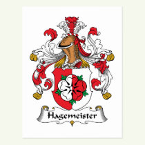 Hagemeister Family Crest Postcard