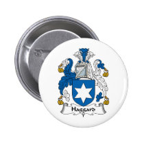 Haggard Family Crest Button