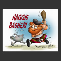 Haggis Basher postcards