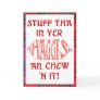 Haggis Funny Birthday card