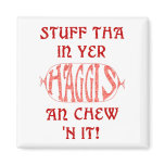 Haggis Funny Scottish magnets