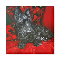 Haggis the Scottish Terrier Magnets