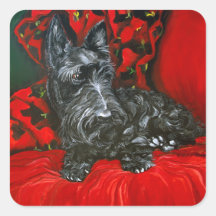 Haggis the Scottish Terrier Stickers