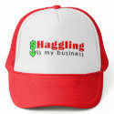 Haggling Is My Business hats by InterrouseGraphics Haggling Is My Business hats