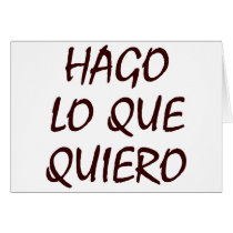 Hago Lo Que Quiero cards
