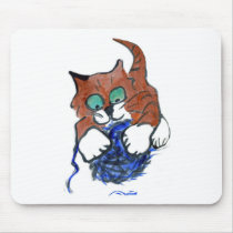 hahahaha take that Blue Yarn Mousepad