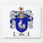 HAHN FAMILY CREST -  HAHN COAT OF ARMS MOUSE PADS
