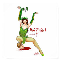 Hai Fleisch Pin-Up Poster posters