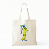 Hai Karate Pimp Gentleman Suave Cartoon Tote Bag