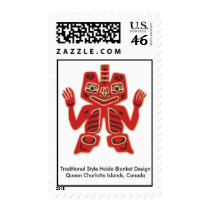 Haida Blanket Design postage by DejaVu_Images Haida Blanket Design postage