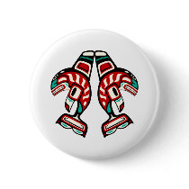 Haida Indian Killer Whale Pin