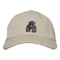 Haida killer whale embroidered hats