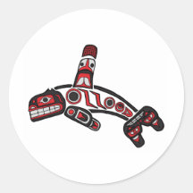 Haida  Orca 2012 Round Sticker