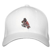 haida raven 2009 embroidered hats by PeteMcGXD haida raven 2009 embroidered hats