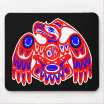 Haida Thunderbird Black mousepads