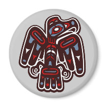 Haida Thunderbird Refrigerator Magnets