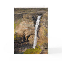 Háifoss #3 greeting card