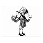 Haigha (Mad Hatter) Inked Black Post Card