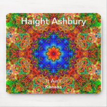Haight Ashbury Psychedelic  Hippie Fashion Art Mouse Pads