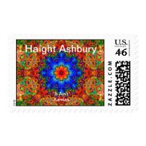 Haight Ashbury Psychedelic  Hippie Fashion Art Stamps