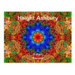 Haight Ashbury Psychedelic  Hippie Fashion Art Post Cards